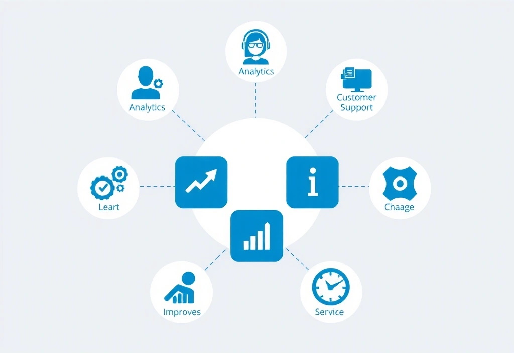 Εικονογράφηση διαφόρων σκοπών χρήσης δεδομένων, όπως ανάλυση, υποστήριξη πελατών και βελτίωση υπηρεσιών.